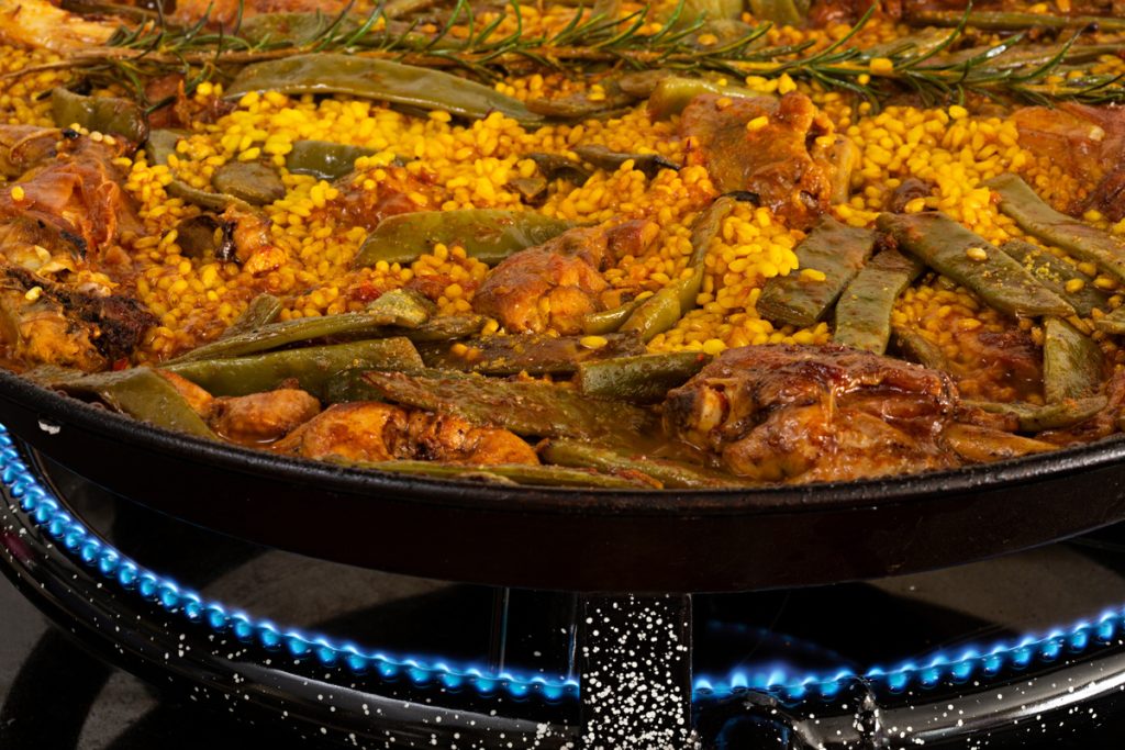 Paella vegetariana
