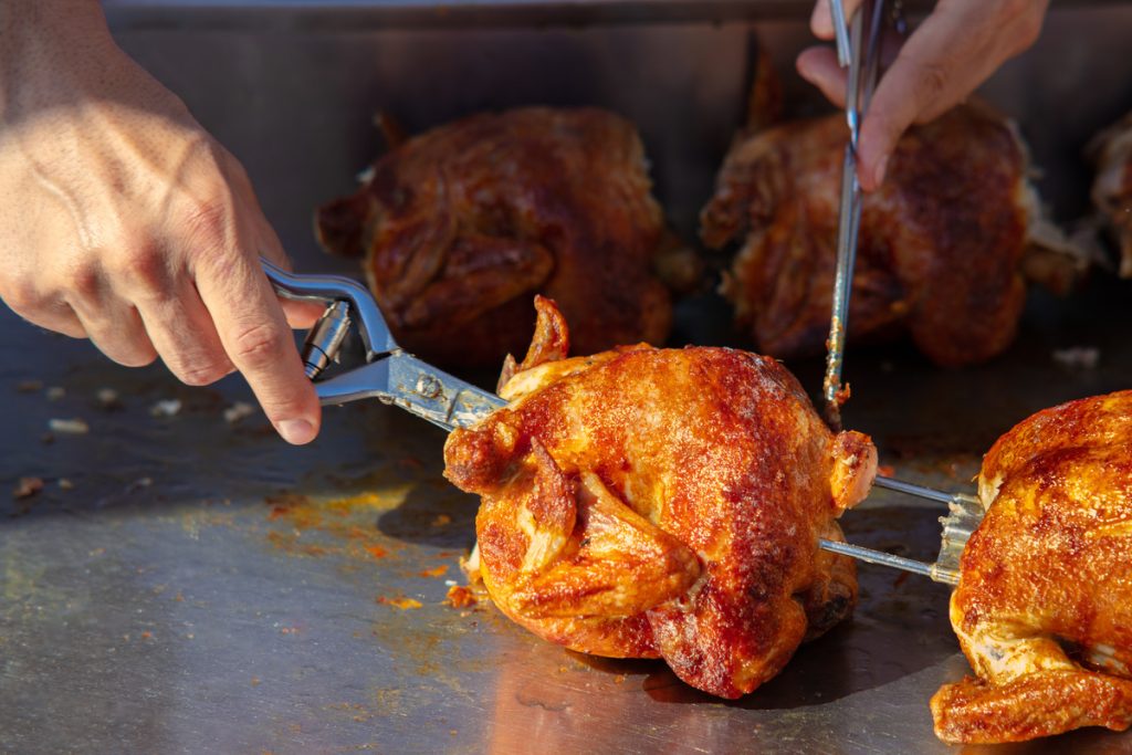 Pollo allo spiedo