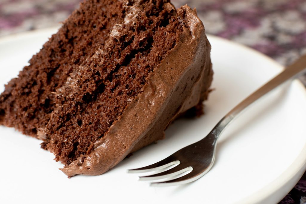 Torta all'acqua al cacao