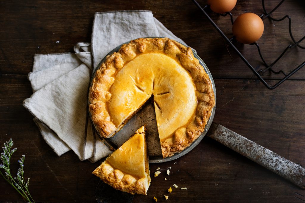 Crostata alle cipolle e zucchine