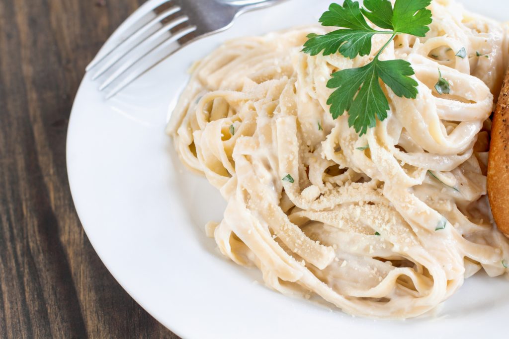 Fettuccine in bianco