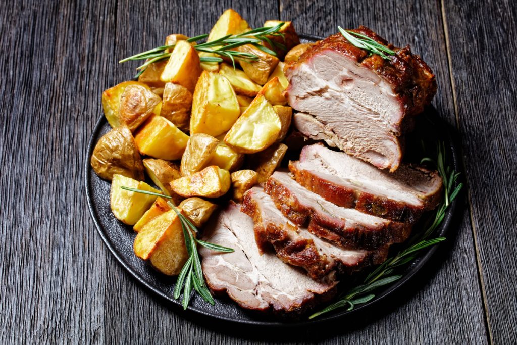 Lonza di maiale al forno