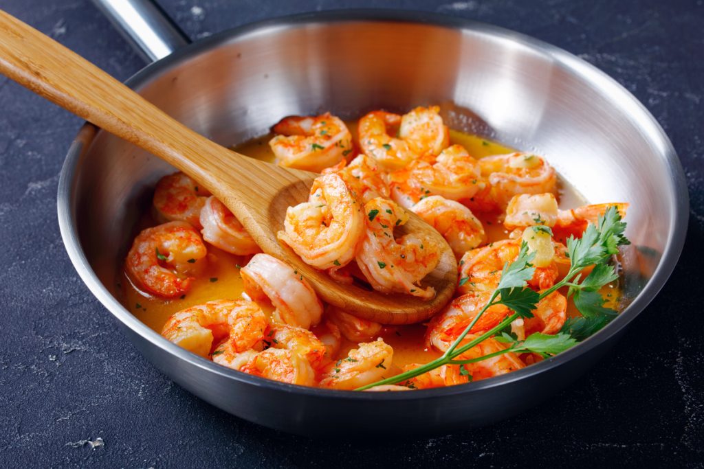 Scampi in padella