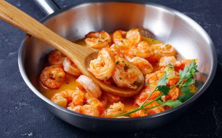 Scampi in padella