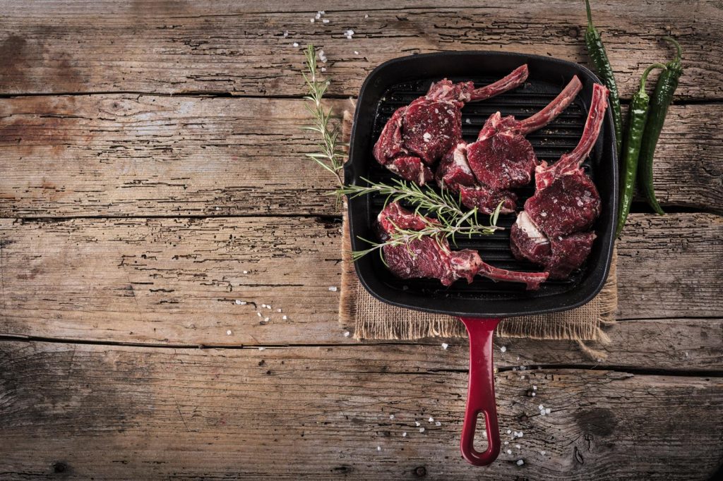 Agnello in padella