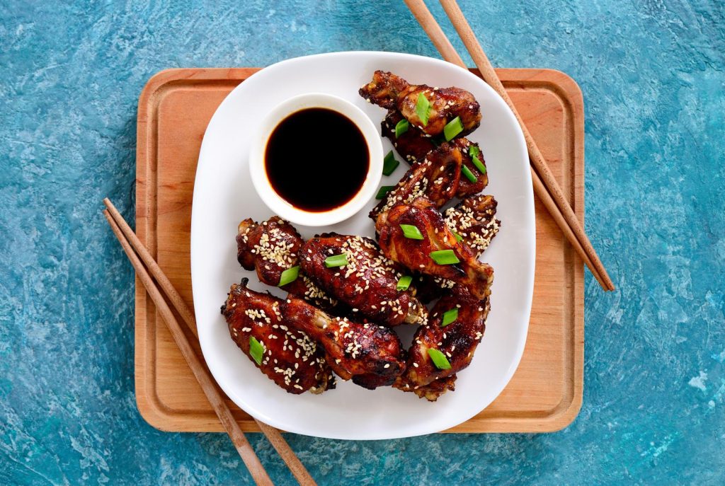 Ali di pollo con salsa di soia