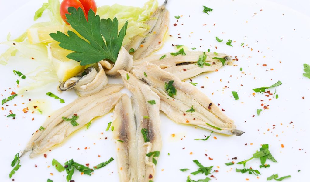 Alici marinate all'arancia