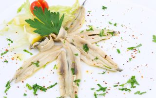 Alici marinate all'arancia