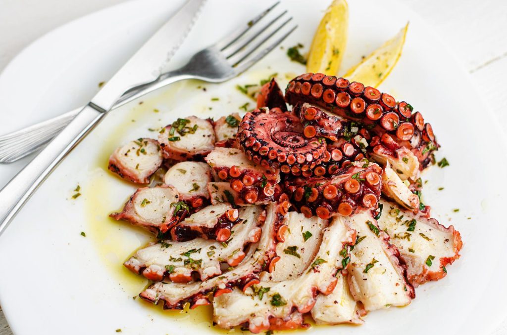 Carpaccio di polpo