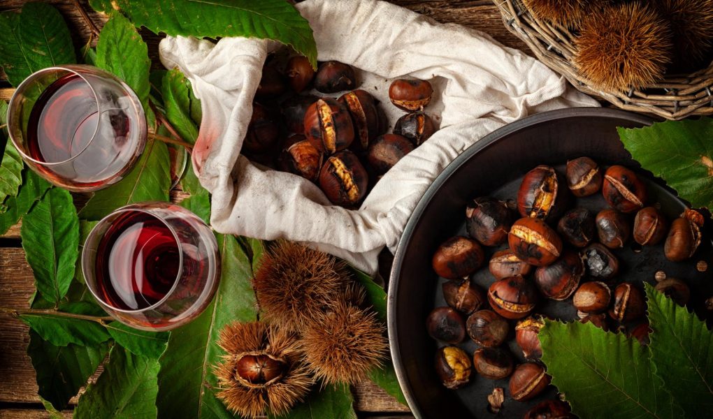 Castagne in padella