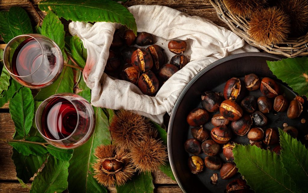 Castagne in padella