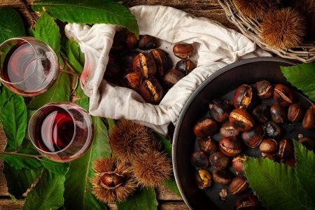 Castagne in padella