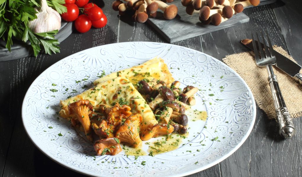 Crespelle ai funghi