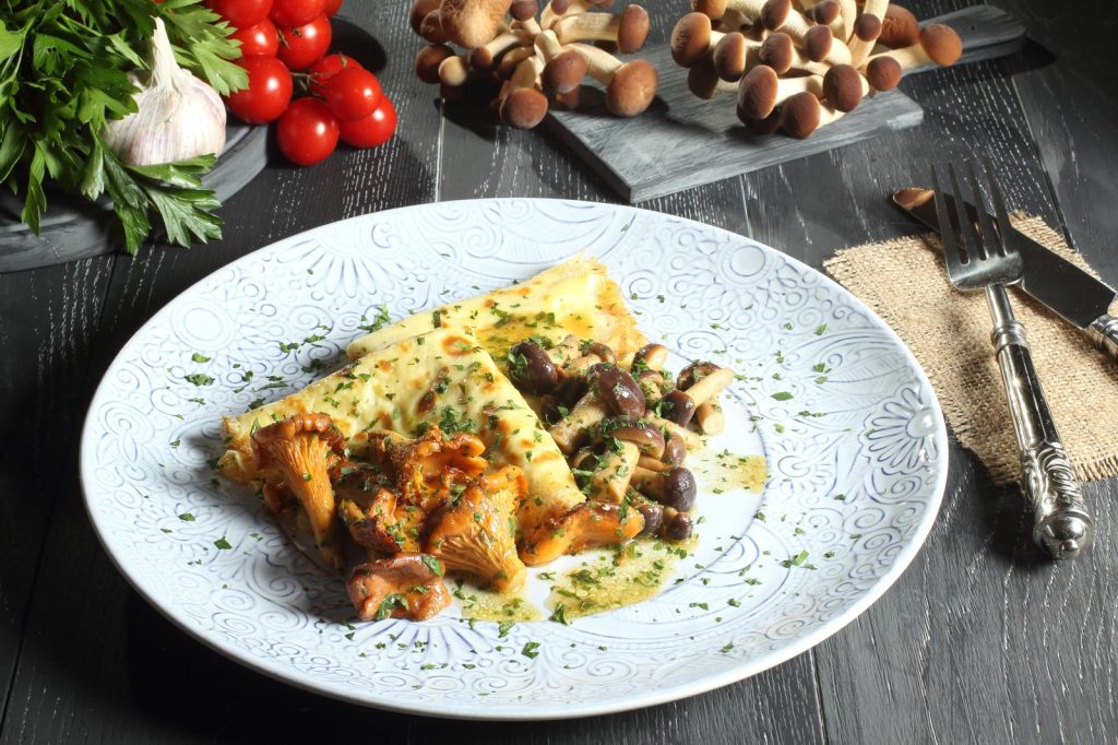 Crespelle ai funghi
