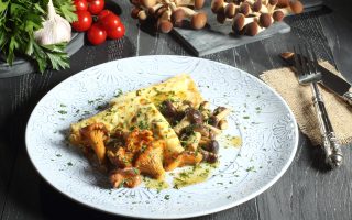 Crespelle ai funghi