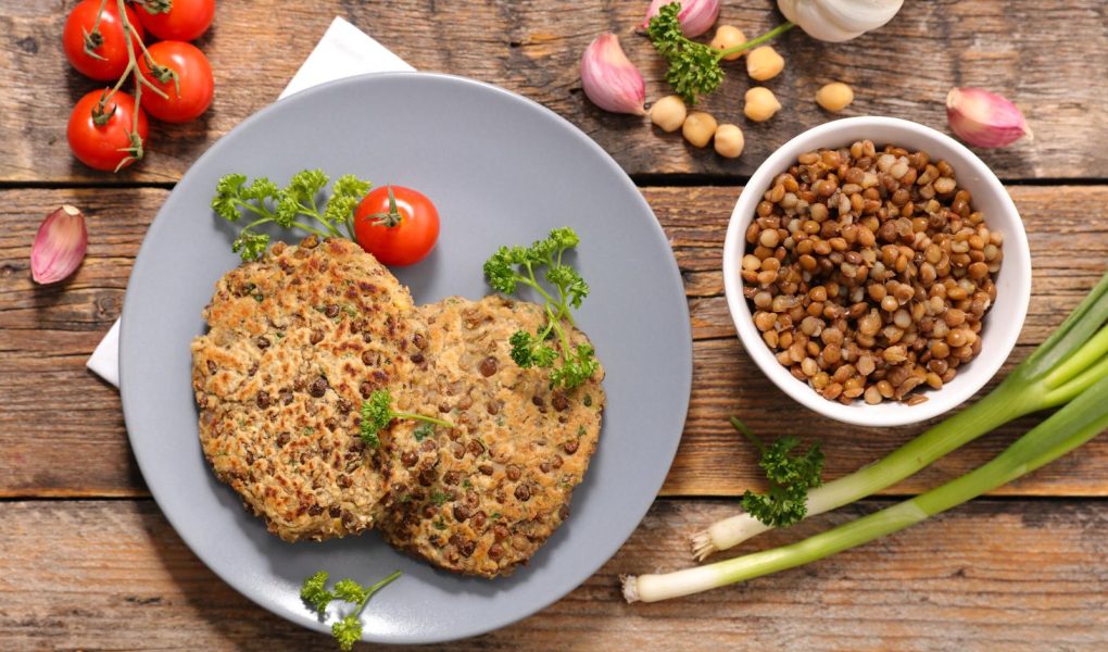Hamburger di lenticchie