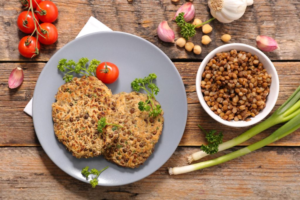 Hamburger di lenticchie