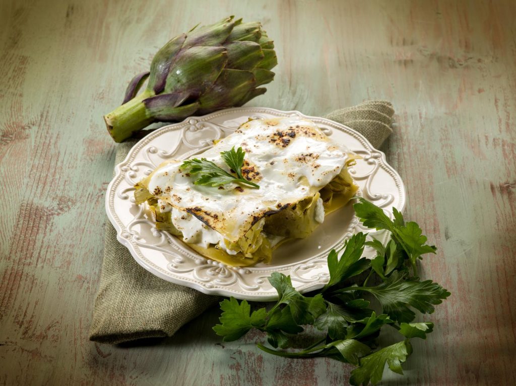 Lasagne ai carciofi