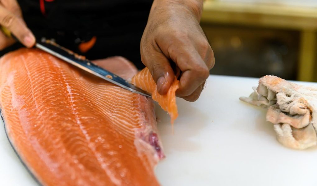 Nigiri salmone