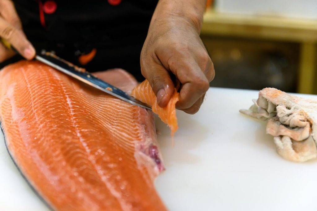 Nigiri salmone