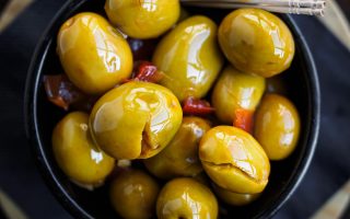 Olive schiacciate