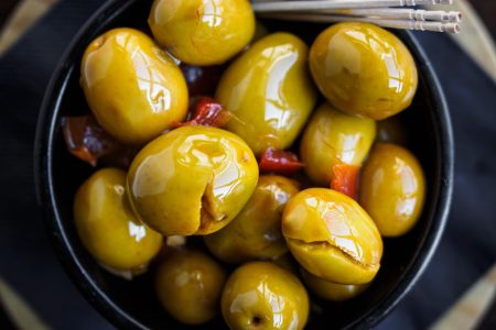 Olive schiacciate
