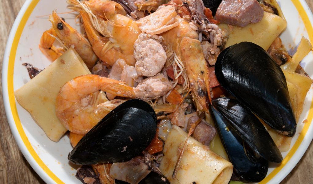 Paccheri allo scoglio