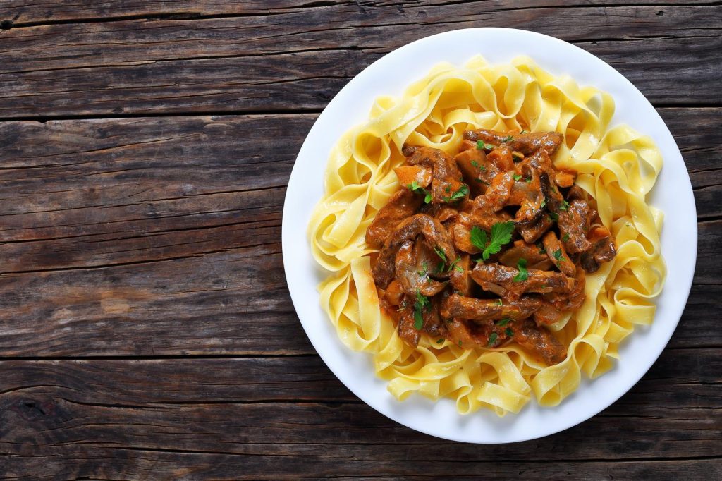 Pappardelle ai funghi porcini
