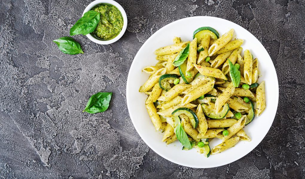 Pasta con crema di zucchine