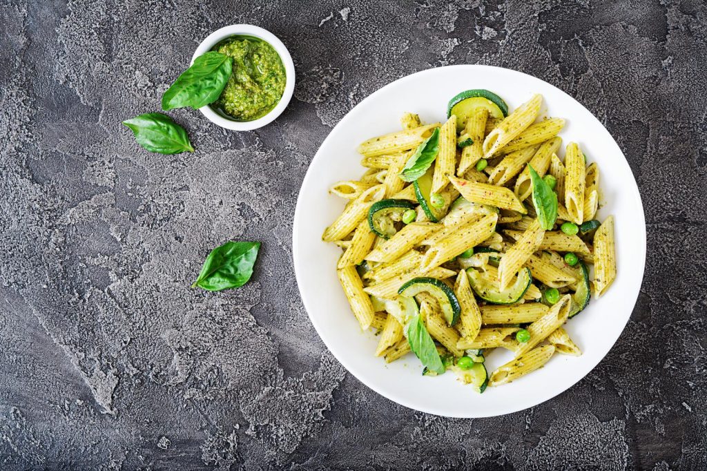 Pasta con crema di zucchine