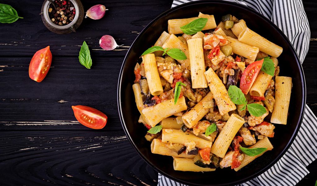 Pasta con le melanzane