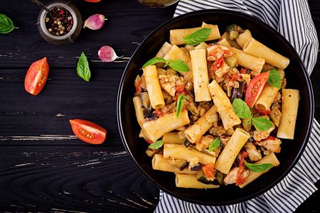 Pasta con le melanzane