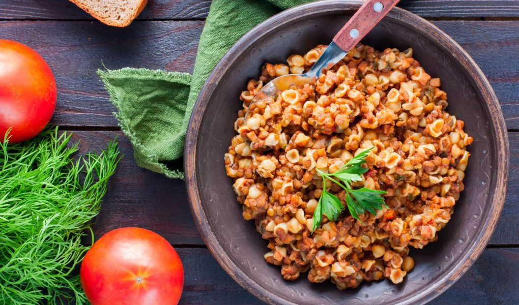 Pasta con lenticchie