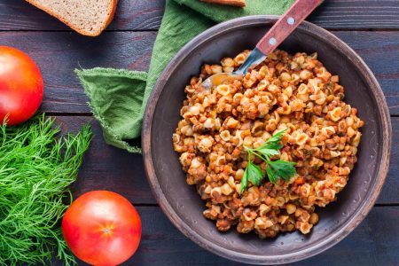 Pasta con lenticchie