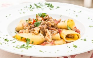 Pasta con pesce spada