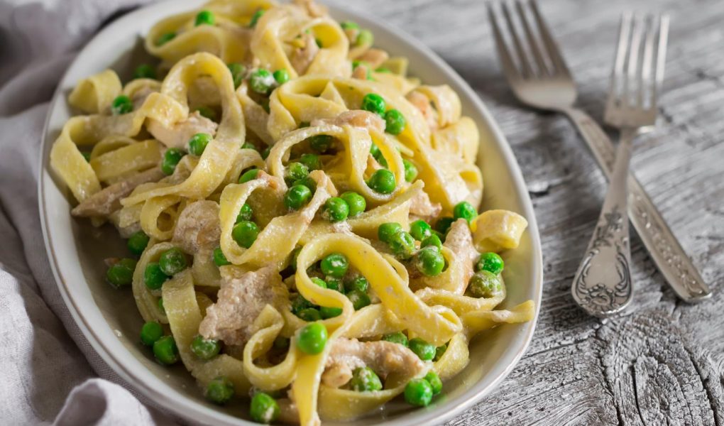 Pasta con piselli