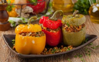 Peperoni ripieni di carne
