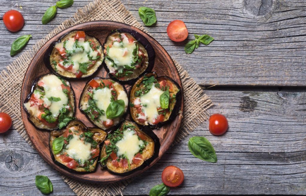 Pizzette di melanzane