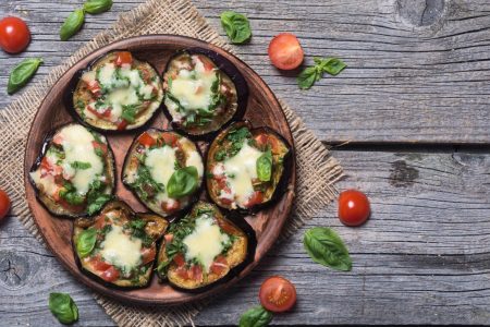 Pizzette di melanzane