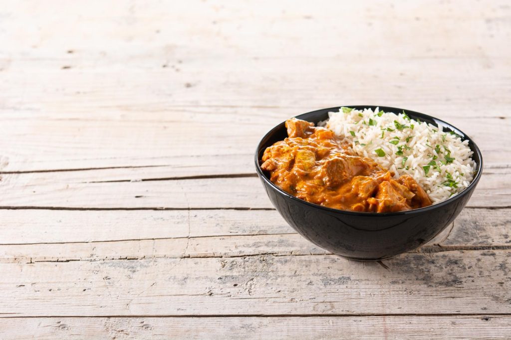 Pollo al curry veloce