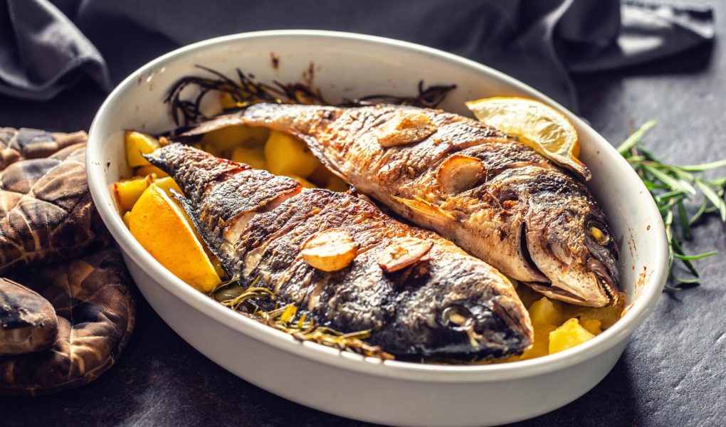 Ricciola al forno