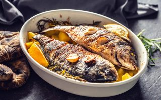 Ricciola al forno