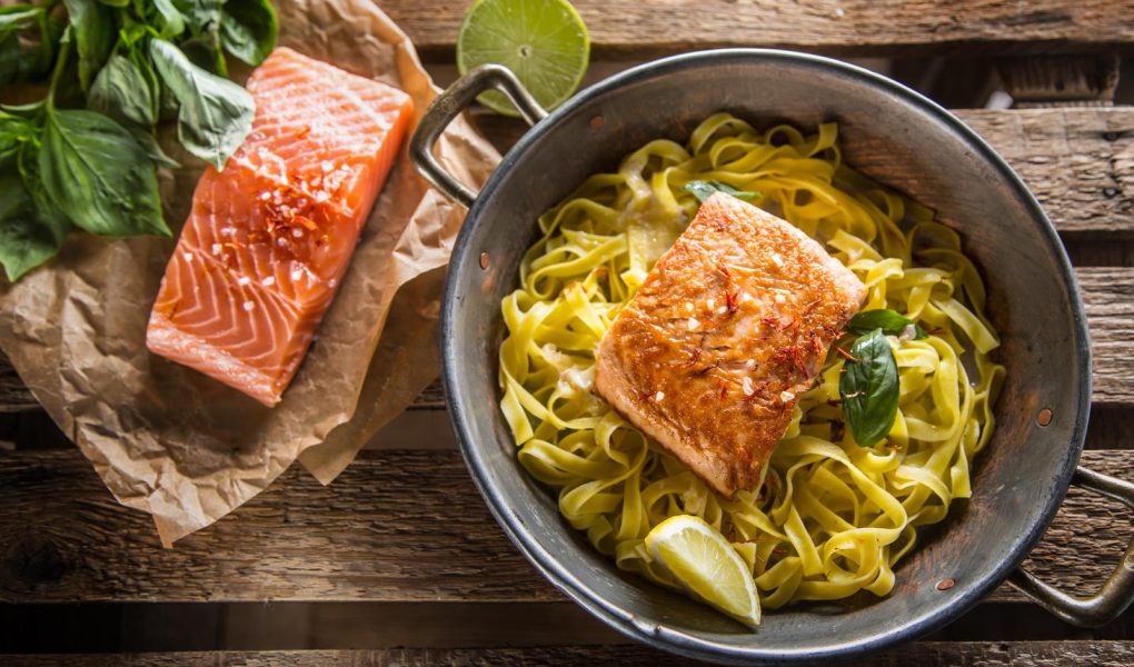 Tagliolini al salmone