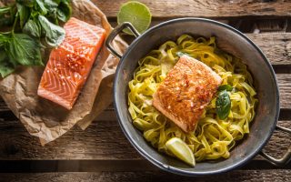 Tagliolini al salmone