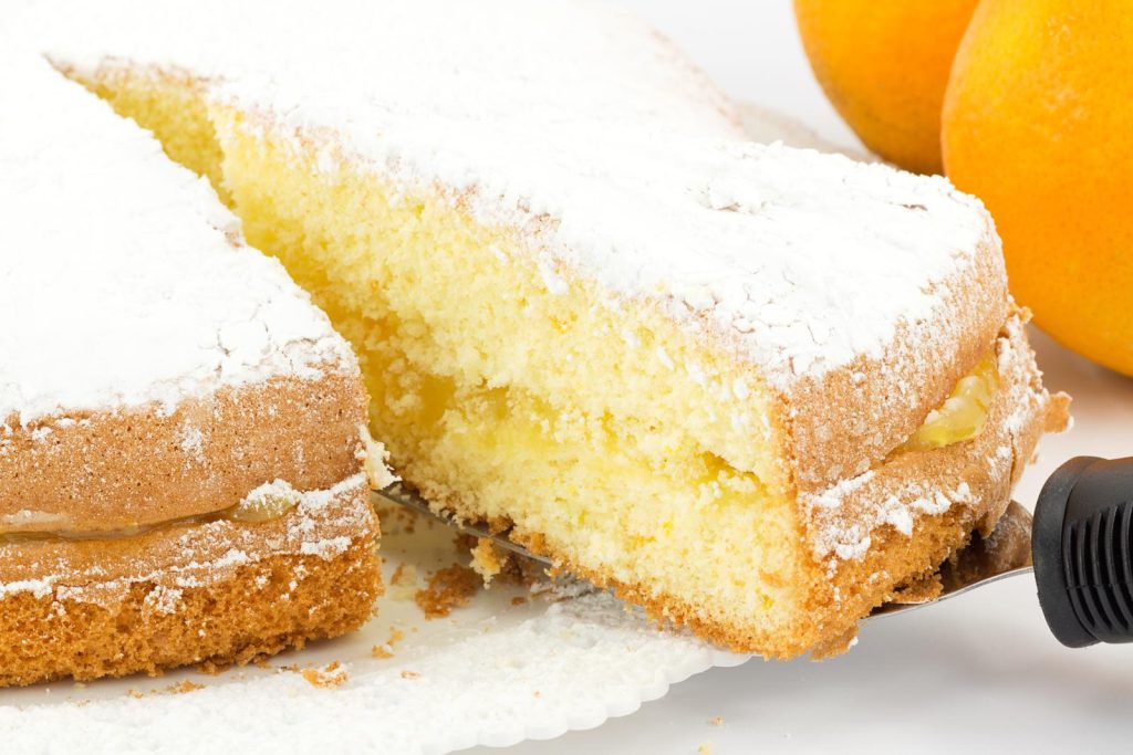 Torta al latte caldo