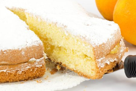 Torta al latte caldo