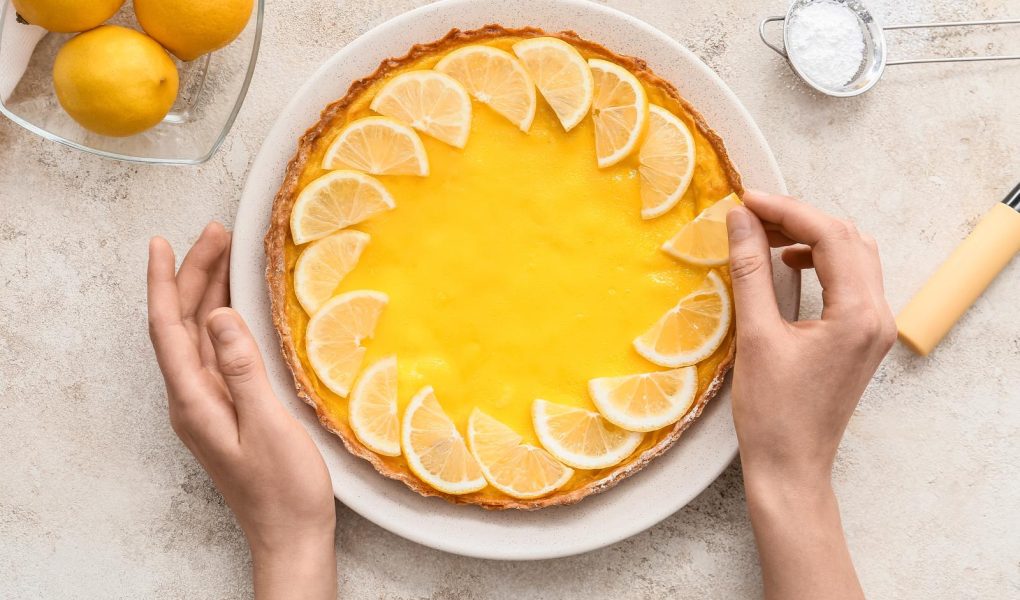 Torta al limone cremosa