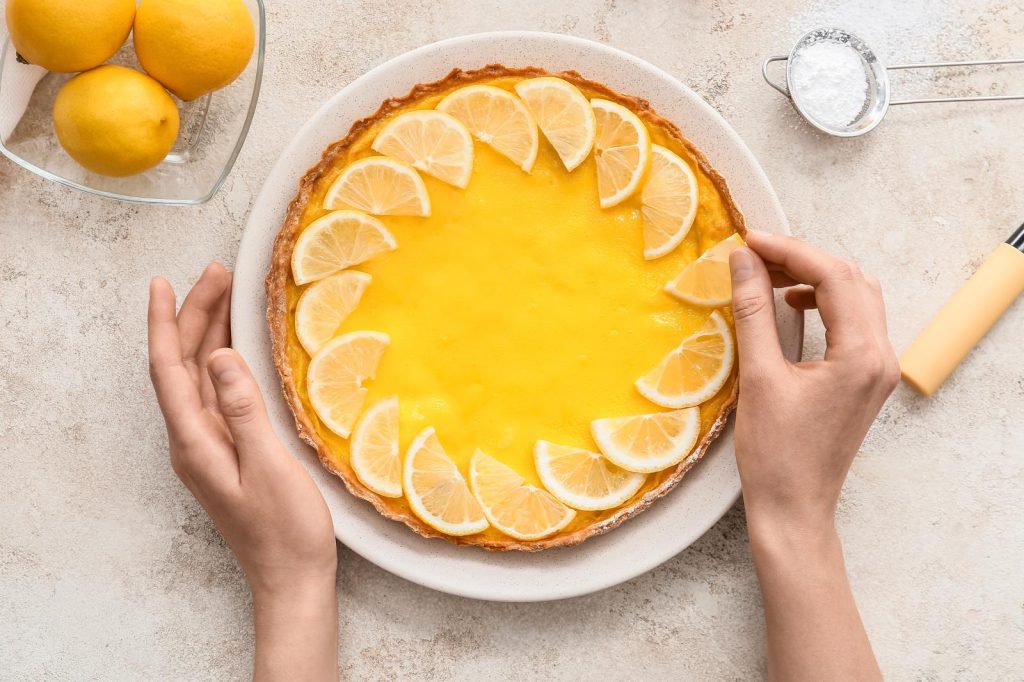 Torta al limone cremosa