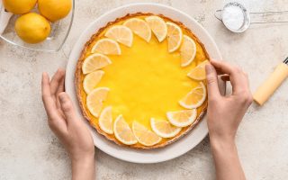 Torta al limone cremosa