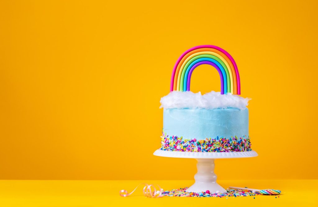 Torta arcobaleno